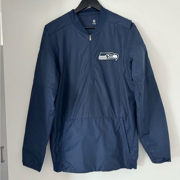 Nike NFL Seattle Seahawks On Field Windbreaker Jacket - Picture 3 of 5